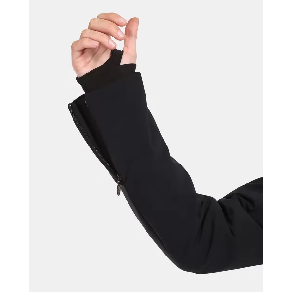  Jachetă de schi pentru femei KILPI LTD ASTER-W UL0141KI NEGRU 