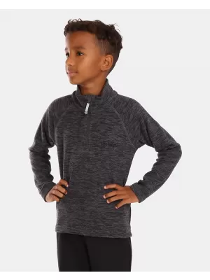 Hanorac fleece pentru copii KILPI ALMERI-J UJ0204KI GRI ÎNCHIS