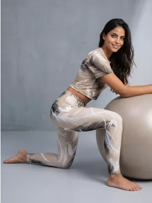 Jambiere lungi premium de damă ALTISPORT VOJ/ALW001LEG01 MARO