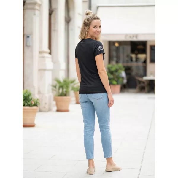  Tricou funcțional premium pentru femei ALTISPORT VOJ/ALW000TR01 NEGRU 