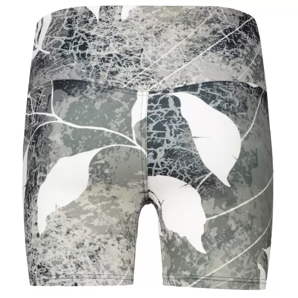  Jambiere scurte premium de damă ALTISPORT VOJ/ALW020LEG03 ALB-NEGRU 