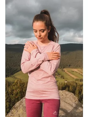Tricou termic de damă HUSKY MEROW L ROZ DECOLORAT