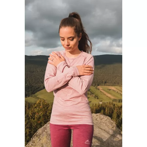  Tricou termic de damă HUSKY MEROW L ROZ DECOLORAT 