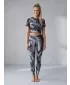 Jambiere lungi premium de damă ALTISPORT VOJ/ALW001LEG01 GRI INCHIS