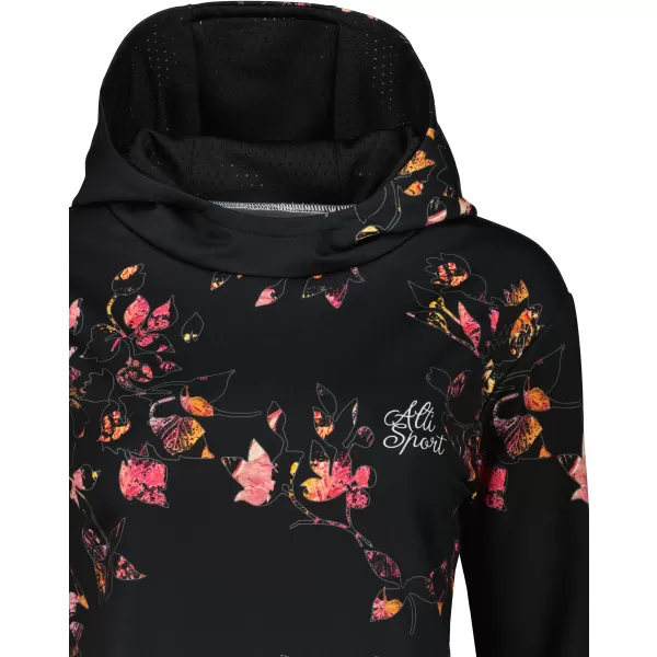  Hanorac premium pentru femei ALTISPORT VOJ/ALW024MI01 NEGRU 