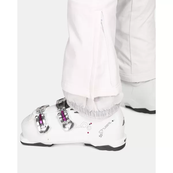  Pantaloni de schi softshell pentru femei KILPI DIONE-W UL0408KI ALB 