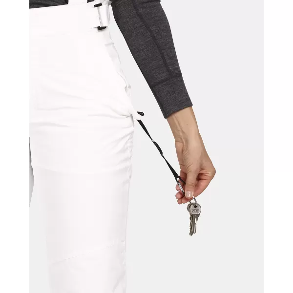  Pantaloni de schi pentru femei KILPI ELARE-W UL0406KI ALB 