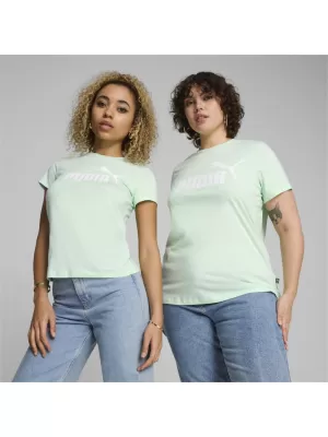 Tricou pentru femei PUMA ESS LOGO TEE 586775-90 VERDE