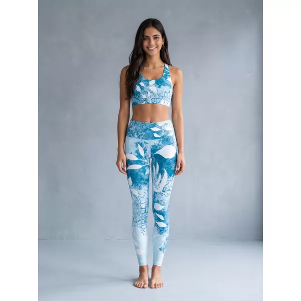  Jambiere lungi premium de damă ALTISPORT VOJ/ALW020LEG01 ALBASTRU 