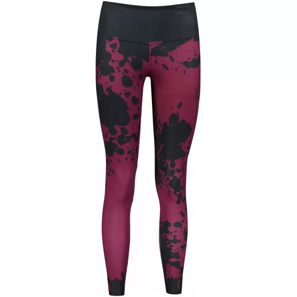  Jambiere lungi premium de damă ALTISPORT VOJ/ALW012LEG01 VIOLET/NEGRU 