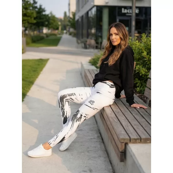  Jambiere lungi premium de damă ALTISPORT VOJ/ALW010LEG01 ALB 