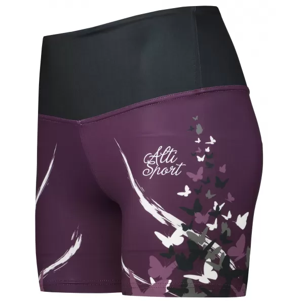  Jambiere scurte premium de damă ALTISPORT VOJ/ALW022LEG03 VIOLET 