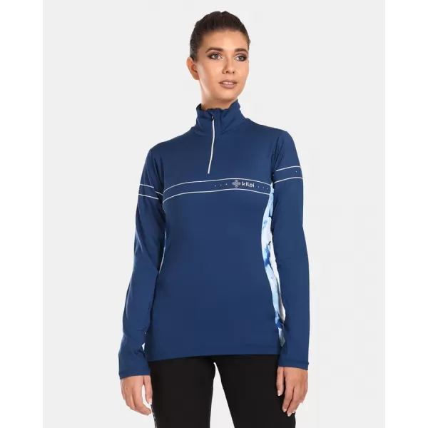  Tricou funcțional de damă KILPI LEEMA-W UL0508KI ALBASTRU ÎNCHIS 