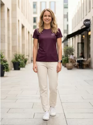 Tricou funcțional premium pentru femei ALTISPORT VOJ/ALW000TR01 VIOLET