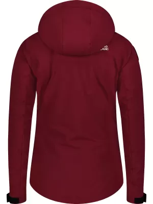 Jachetă de schi pentru femei NORDBLANC CREVASSE NBWJL7932 BURGUNDIA