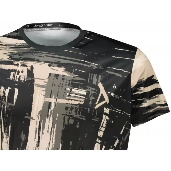  Tricou funcțional premium pentru bărbați ALTISPORT VOJ/ALM010TR01 NEGRU MARO 