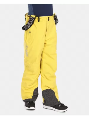 Pantaloni de schi pentru copii KILPI MIMAS-J UJ0401KI CHIHLIMBAR