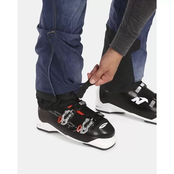 Pantaloni de schi pentru bărbați KILPI JEANSO-M UM0408KI ALBASTRU ÎNCHIS 