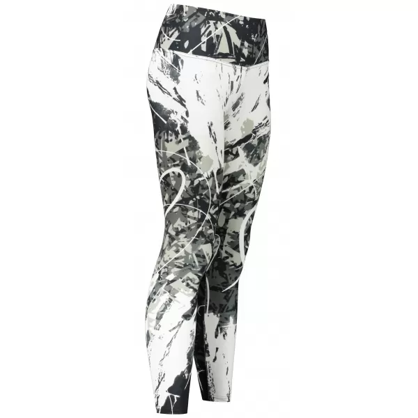  Jambiere lungi premium de damă ALTISPORT VOJ/ALW018LEG01 ALB-NEGRU 