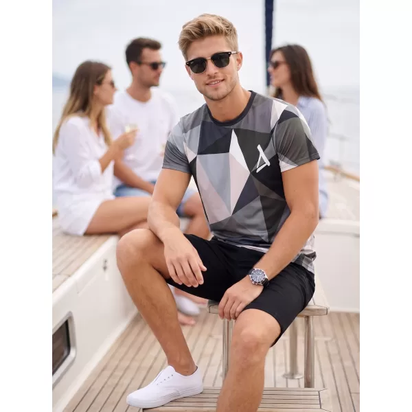  Tricou funcțional premium plus pentru bărbați ALTISPORT VOJ/ALM007TR02 GRI 