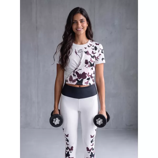  Jambiere lungi premium de damă ALTISPORT VOJ/ALW022LEG01 ALB 