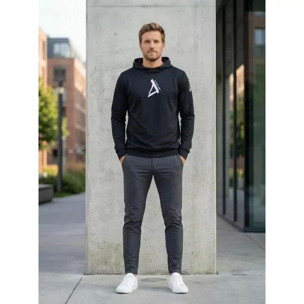  Hanorac funcțional premium pentru bărbați ALTISPORT VOJ/ALM013MI01 NEGRU 