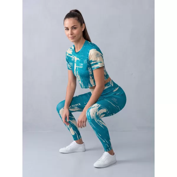  Jambiere lungi premium de damă ALTISPORT VOJ/ALW010LEG01 KEROSEN/MARO 