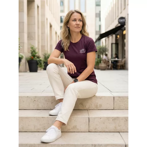  Tricou funcțional premium pentru femei ALTISPORT VOJ/ALW000TR01 VIOLET 