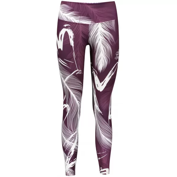  Jambiere lungi premium de damă ALTISPORT VOJ/ALW001LEG01 VIOLET/ALB 