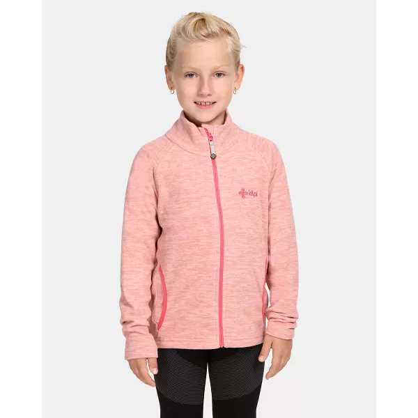  Hanorac fleece pentru copii KILPI ALACANT-J UJ0203KI ROZ DESCHIS 
