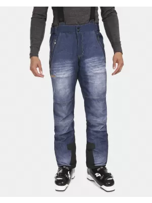 Pantaloni de schi pentru bărbați KILPI JEANSO-M UM0408KI ALBASTRU ÎNCHIS