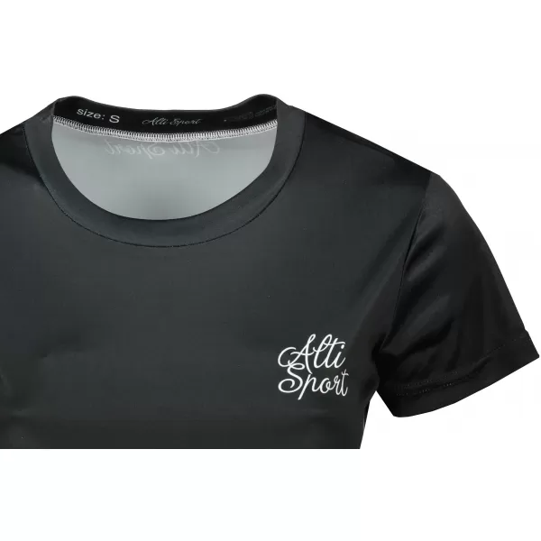  Tricou funcțional premium pentru femei ALTISPORT VOJ/ALW000TR01 NEGRU 