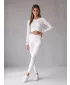 Jambiere lungi premium de damă ALTISPORT VOJ/ALW021LEG01 ALB