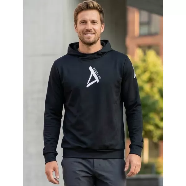  Hanorac funcțional premium pentru bărbați ALTISPORT VOJ/ALM013MI01 NEGRU 