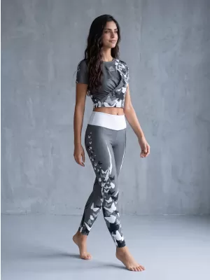 Jambiere lungi premium de damă ALTISPORT VOJ/ALW022LEG01 GRI