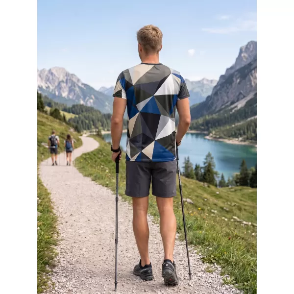  Tricou funcțional premium plus pentru bărbați ALTISPORT VOJ/ALM007TR02 BLEUMARIN/MARO 