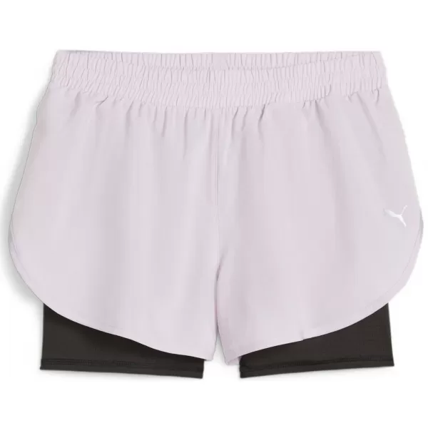  Pantaloni scurți de damă PUMA RUN FAV WOVEN 2IN1 SHORT W 523181-60 NEGRU 