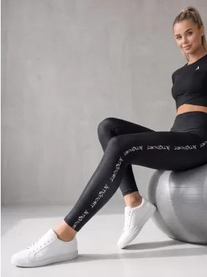 Jambiere lungi premium de damă ALTISPORT VOJ/ALW021LEG01 NEGRU