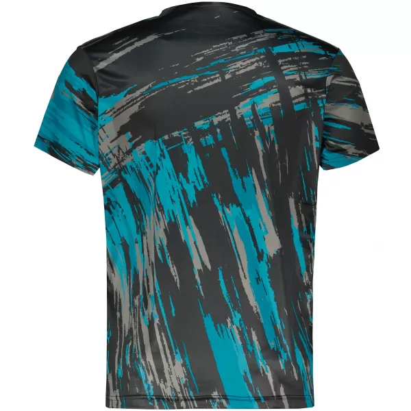  Tricou funcțional premium pentru bărbați ALTISPORT VOJ/ALM010TR01 NEGRU/SMARALD 