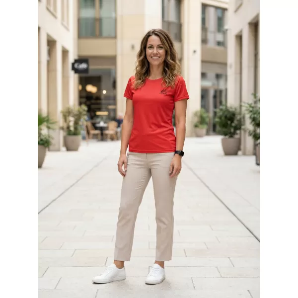  Tricou funcțional premium pentru femei ALTISPORT VOJ/ALW000TR01 ROȘU 