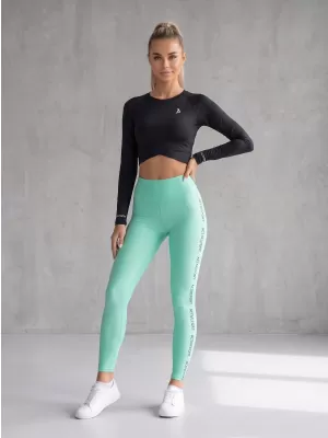 Jambiere lungi premium de damă ALTISPORT VOJ/ALW021LEG01 TURCOAZ