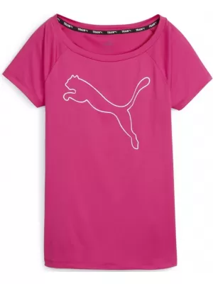 Tricou de damă PUMA TRAIN FAV JERSEY CAT TEE 522420-48 ROZ