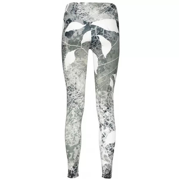  Jambiere lungi premium de damă ALTISPORT VOJ/ALW020LEG01 ALB-NEGRU 