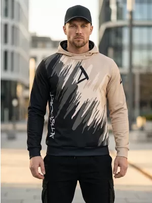 Hanorac funcțional premium pentru bărbați ALTISPORT VOJ/ALM006MI01 NEGRU MARO