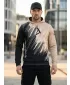 Hanorac funcțional premium pentru bărbați ALTISPORT VOJ/ALM006MI01 NEGRU MARO