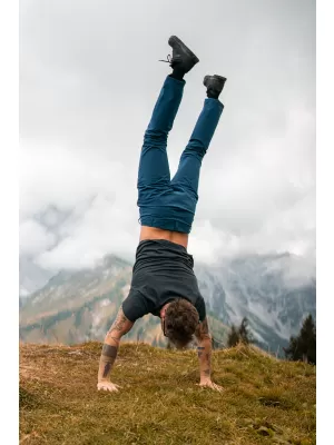 Pantaloni de exterior impermeabili pentru bărbați NORDBLANC ZESTILY NBFPM7960 ALBASTRU ÎNCHIS
