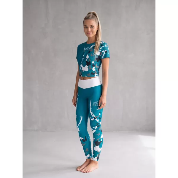 Jambiere lungi premium de damă ALTISPORT VOJ/ALW022LEG01 KEROSENUL 