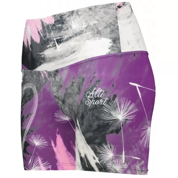  Jambiere scurte premium de damă ALTISPORT VOJ/ALW016LEG03 VIOLET 