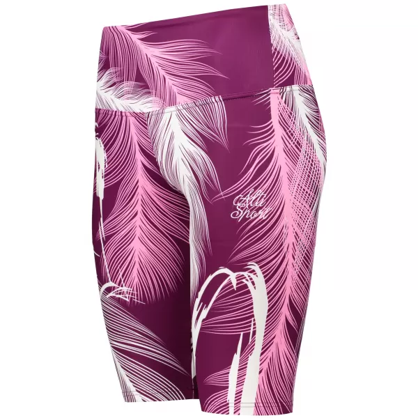  Jambiere de damă deasupra genunchiului premium ALTISPORT VOJ/ALW001LEG02 FUCSIE 