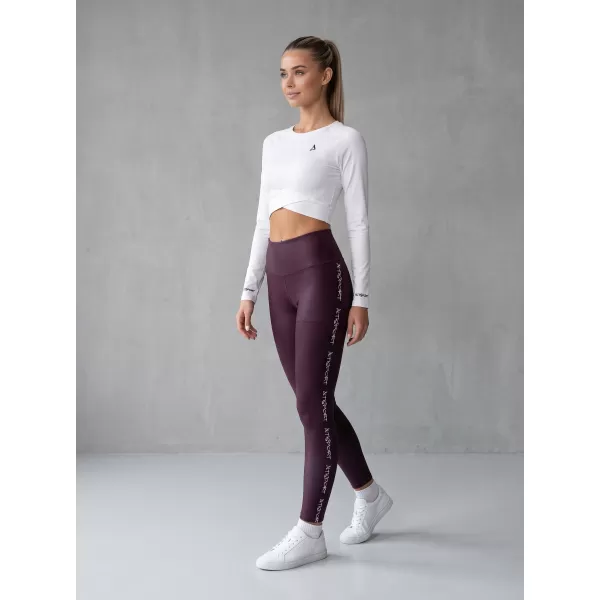  Jambiere lungi premium de damă ALTISPORT VOJ/ALW021LEG01 VIOLET 